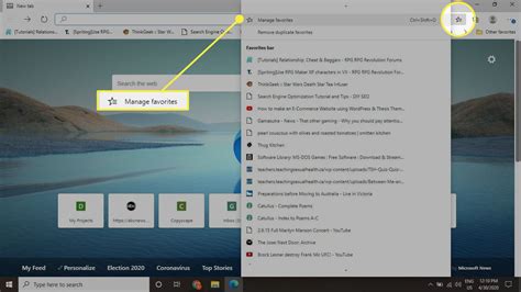 See Your Favorites Bar In Microsoft Edge And Internet Explorer 11 Vrogue