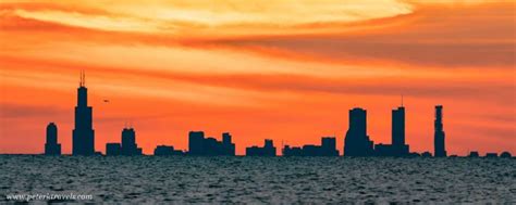 The Chicago Skyline From Michigan City Peters Travel Blog