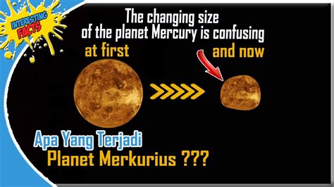 Kenapa Ukuran Planet Merkurius Berubah Youtube