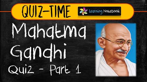 GK Quiz On Mahatma Gandhi India General Knowledge Quiz Part YouTube