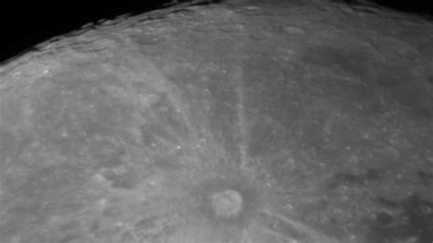Raw Footage Of The Moon Through Telescope 02 Youtube