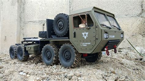 Rc 8x8 Military Truck Test Drive Rc Truck 116 Youtube