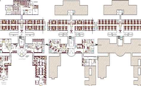 Floor Plan Of Multi Specialty Hospital Design Dwg File