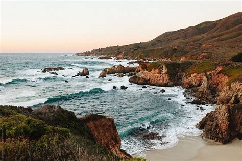 Monterey Beach At Sunset By Stocksy Contributor Ellie Baygulov