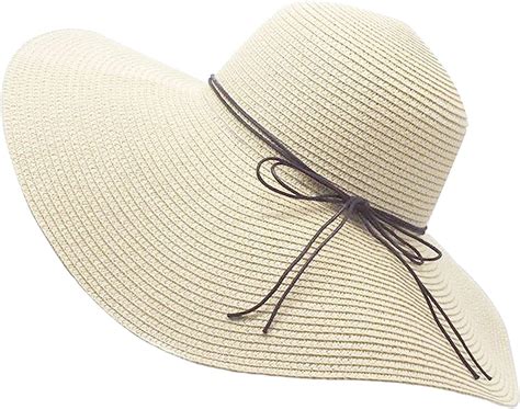 Round Womens Summer Hat Hand Woven Wide Brim Straw Hats Female Sun Caps