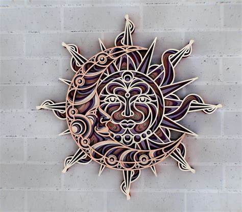 Sun And Moon Mandala Svg Free For Cricut Easy To Edit