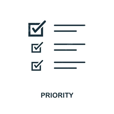 Prioritize Vector Hd Images Priority Icon Clipboard Prioritize Vector