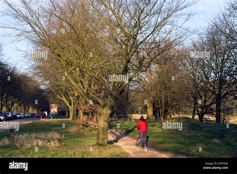 Footpath To Rivington Hall In Lever Park Near Horwich Stock Photo Alamy