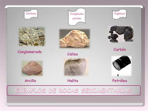 La clasificación de las rocas