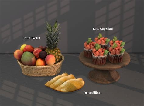 Food Collection From Leo 4 Sims • Sims 4 Downloads