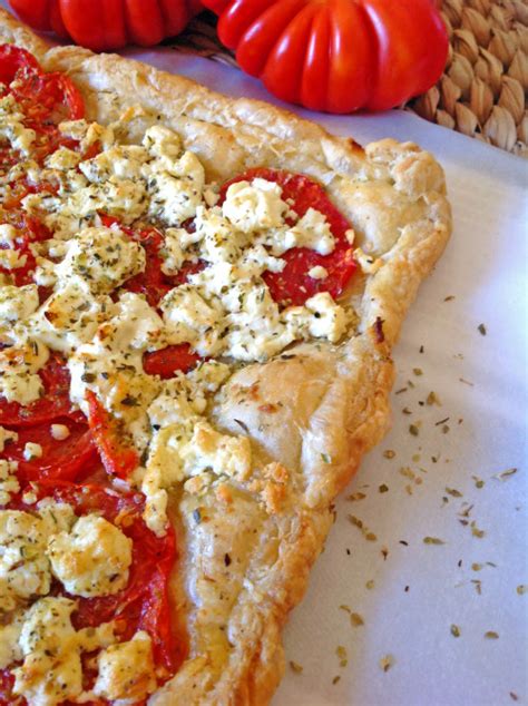 Easy Heirloom Tomato And Goat Cheese Tart Once Again My Dear Irene