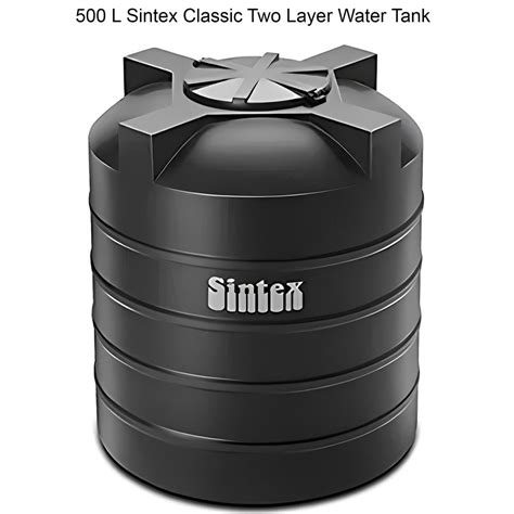 Black 500 L Sintex Classic Two Layer Water Tank At Rs 4500piece In