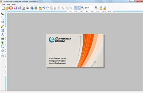 business card designs software visiting corporate security membership