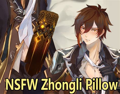 Zhongli Body Pillow Nsfw Ver Genshin Impact Body Pillow Cover