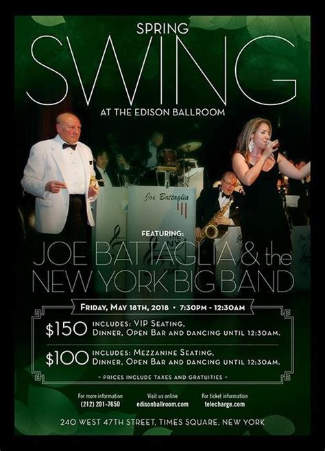 Spring Swing 2018 Edison Ballroom New York