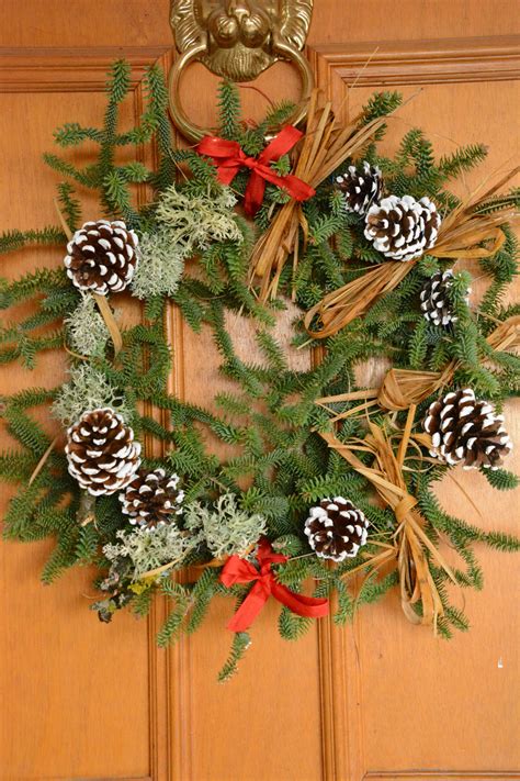 Couronne de Noël, d'inspiration forêt - Au Fil du Thym