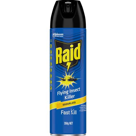 Raid Pest Odourless Flying Insect Spray Killer 350g | Woolworths
