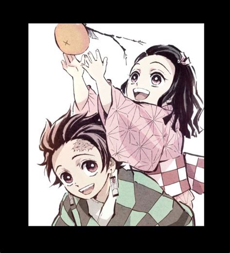 Little Tanjiro And Little Nezuko Big Brother And Little Sister Anime