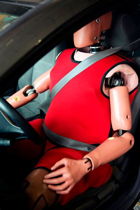 Fat Crash Test Dummies That Weigh Stone Rolled Out To Represent The