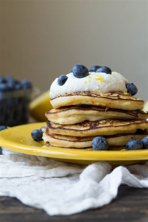 Lemon Blueberry Ricotta Pancakes Video Coley Cooks Recipe