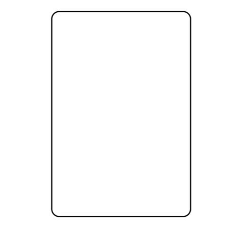Blank Playing Card Template Parallel Clip Art Library Regarding Blank