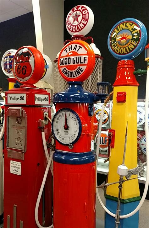 Restored Original Gas Pumps Collection Vintage Gas Pumps Gas Pumps Old Gas Pumps