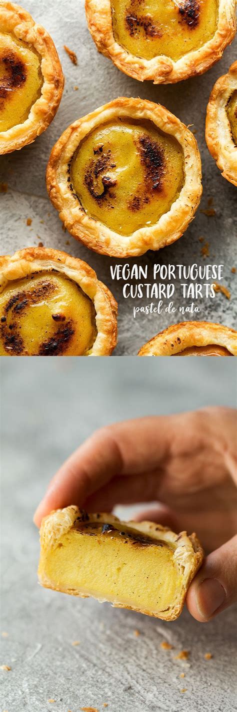 Vegan Portuguese Custard Tarts Lazy Cat Kitchen Recipe Vegan
