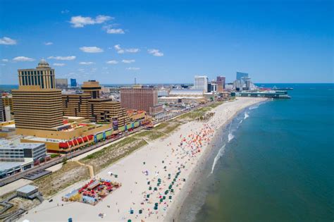 Luftbild Atlantic City Nj Und Pier Redaktionelles Foto Bild Von
