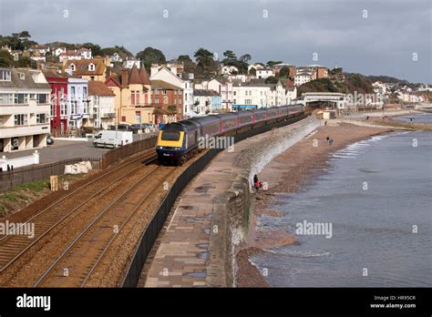 A First Great Western Company Passenger Train Passing Through Dawlish A