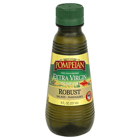 Pompeian Extra Virgin Imported Olive Oil Glass Bottle Olive Cannata S