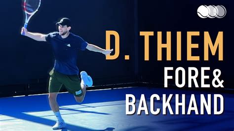 Dominic Thiem Forehand And Backhand Super Slow Motion 2021 Hd