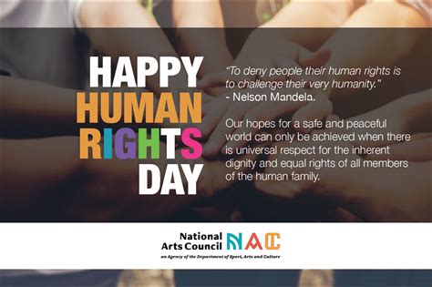 Happy Human Rights Day South Africa National Arts Council