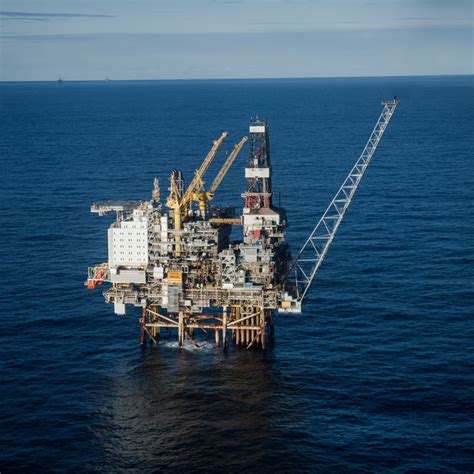 A The Oil Platform Brage Located In The North Sea Image Is Courtesy