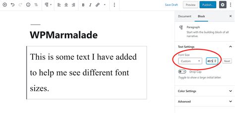 How To Change The Font Size In A Wordpress Post Or Page