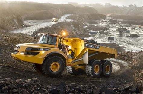 Volvo A45g Articulated Dump Truck Expands The G Series And Has A 45 Ton