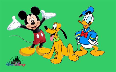 Mickey Mouse Pluto And Donald Duck Hd Desktop Backgrounds Free Download