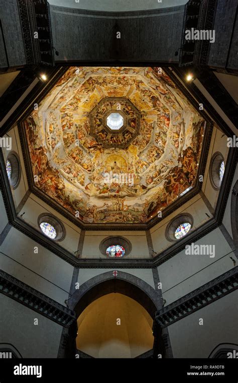 Interior Of Florence Cathedral Dome Stock Photo Alamy