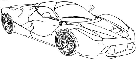 Ferrari Coloring Pages Free Printable Coloring Pages