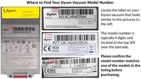 Answers From Ezvacs How To Find Dyson Vacuum Model And Serial Number