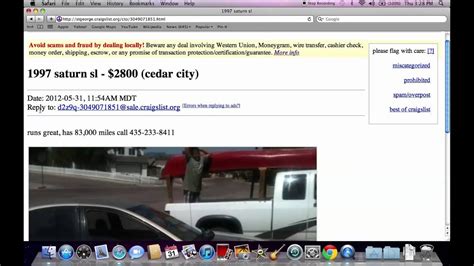 Craigslist St George Utah - Used Local Cars for Sale by Owner Private
