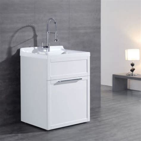 Condition is new cabinet size: New Ove "Daisy" All-in-One Laundry Tub and Cabinet White ...