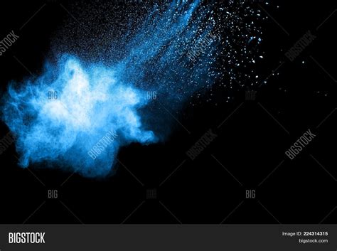 Abstract Blue Dust Image And Photo Free Trial Bigstock