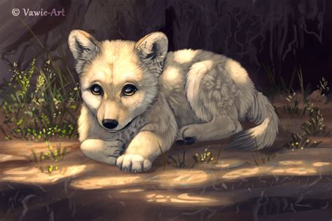 Wolf Pup 2 By Vawie Art On Deviantart