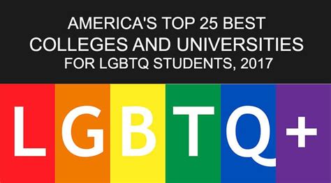 Americas Top 25 Best Colleges And Universities For Lgbtq Students