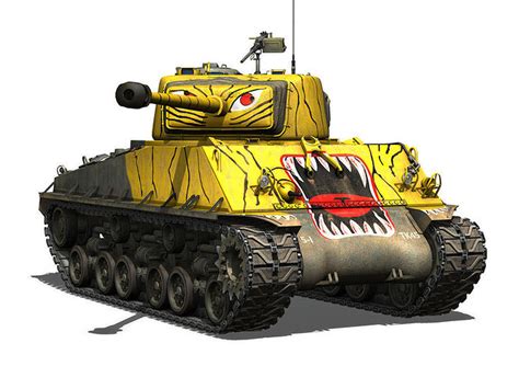 M4a3e8 Sherman Easy Eight Korea 3d Model Obj 3ds Fbx C4d Lwo Lw Lws