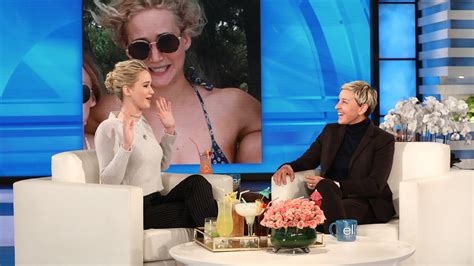 Jennifer Lawrence Introduces Ellen To Her Drunk Alter Ego Gail