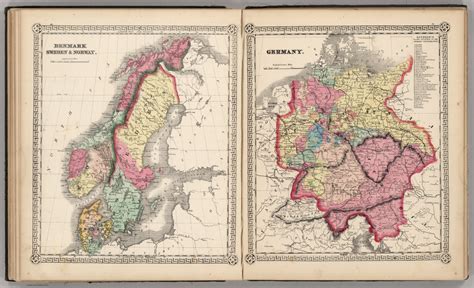 Denmark Sweden And Norway Germany David Rumsey Historical Map