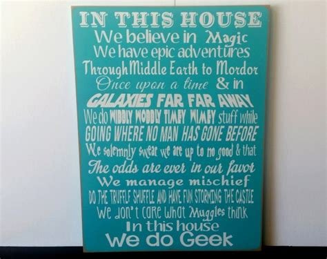 In This House We Do Geek Sign This Sign Is Great For Fans Of Etsy