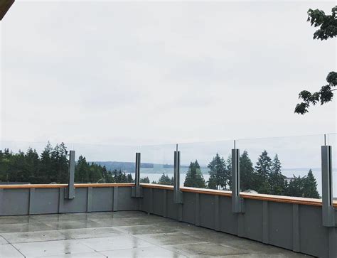 For decks more than 6 above grade deck railings must be at least 42 high. Glass Railings - Clear Choice Contracting Duncan ...