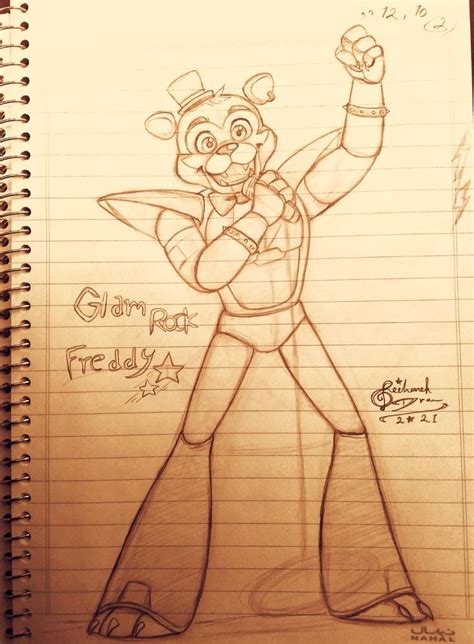 Reddit The Front Page Of The Internet In Fnaf Drawings Glamrock Freddy Fanart Really